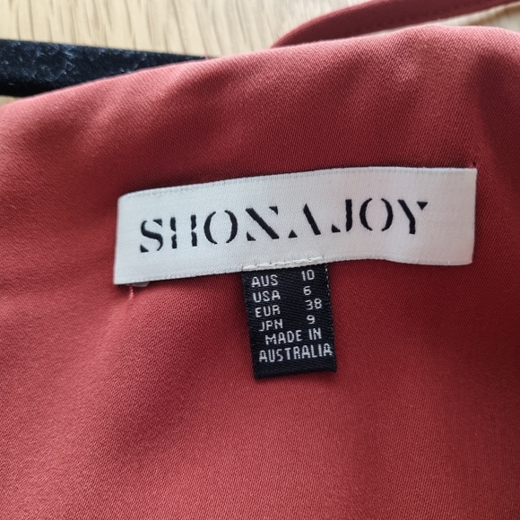 COPY - Size 10, Shona Joy Burnt Orange Jumpsuit - Picture 5 of 6